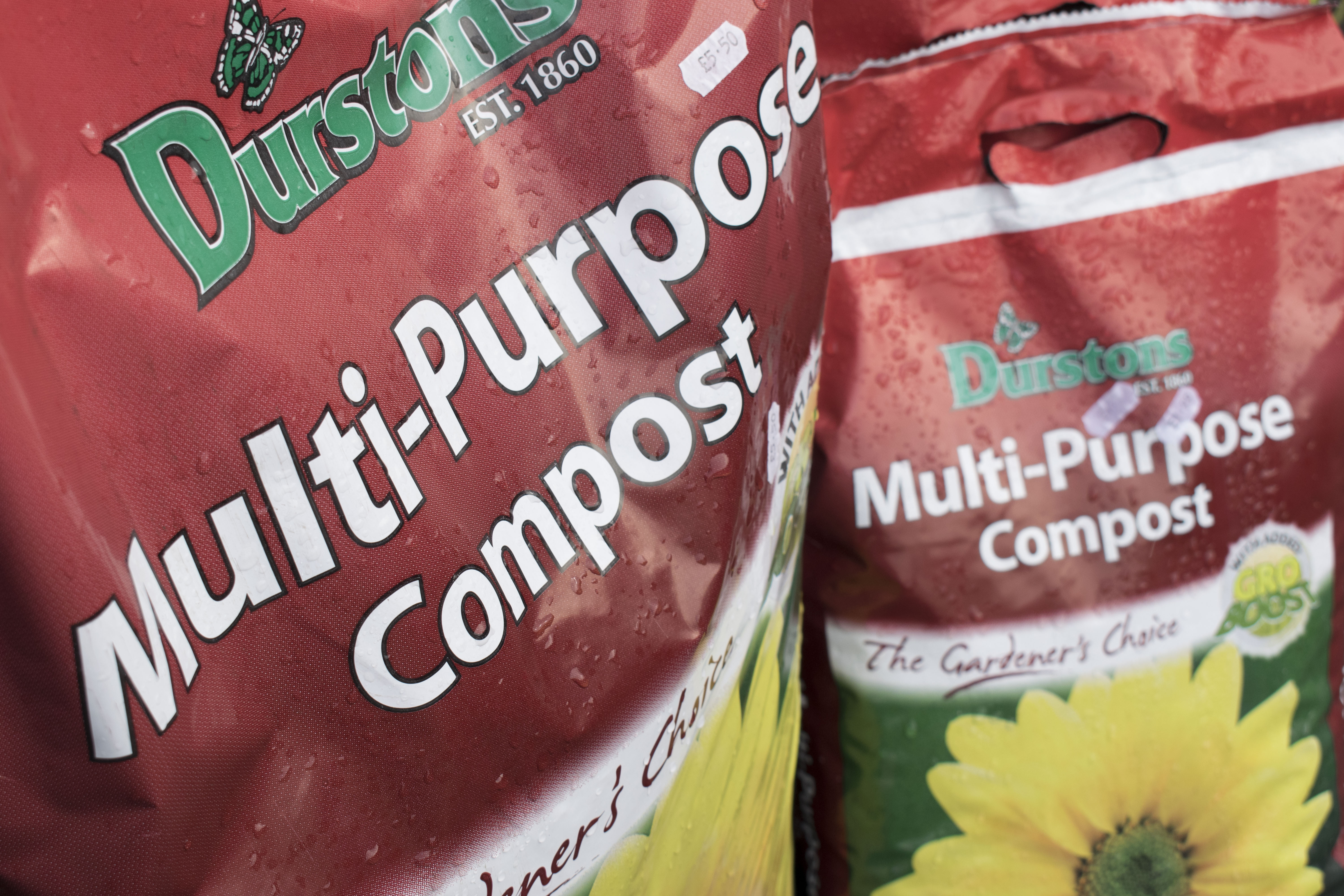 Bags of multi purpose compost